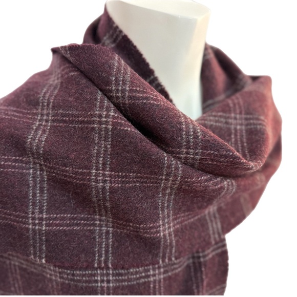 Sanmarco Wool Plaid Scarf - 🇮🇹 Made in Italy 🇮🇹 - Picture 2 of 8